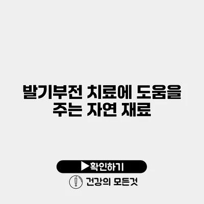 발기부전 치료에 도움을 주는 자연 재료