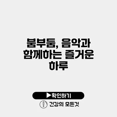 붐부둠, 음악과 함께하는 즐거운 하루